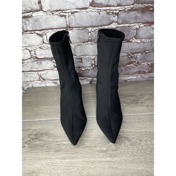 Jeffrey Campbell Black Siren Sport Ankle Sock Booties Women’s Sz 8.5M US/39EU - Picture 13 of 16